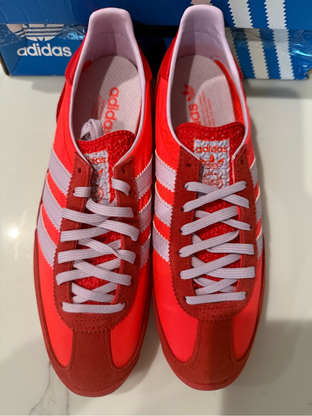 New adidas Women’s Red Sneakers size 9 - Picture 5 of 10